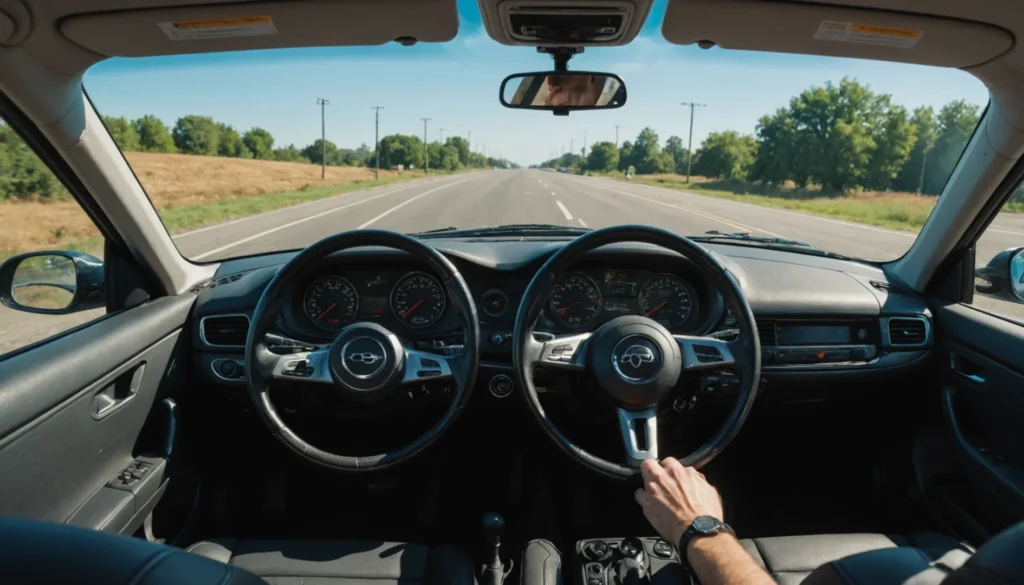 volant pas droit après parallélisme