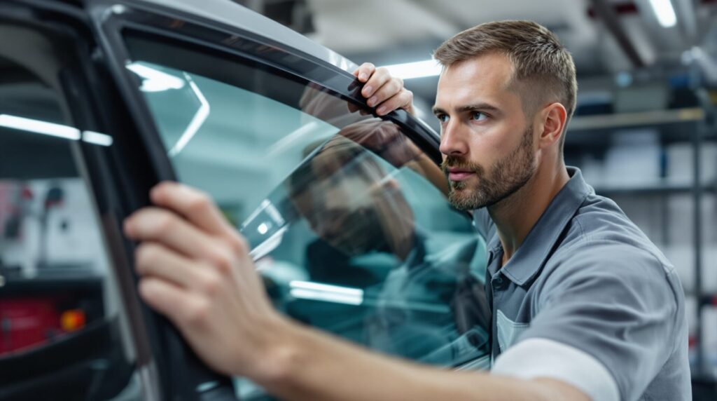 Élimination des vitres teintées